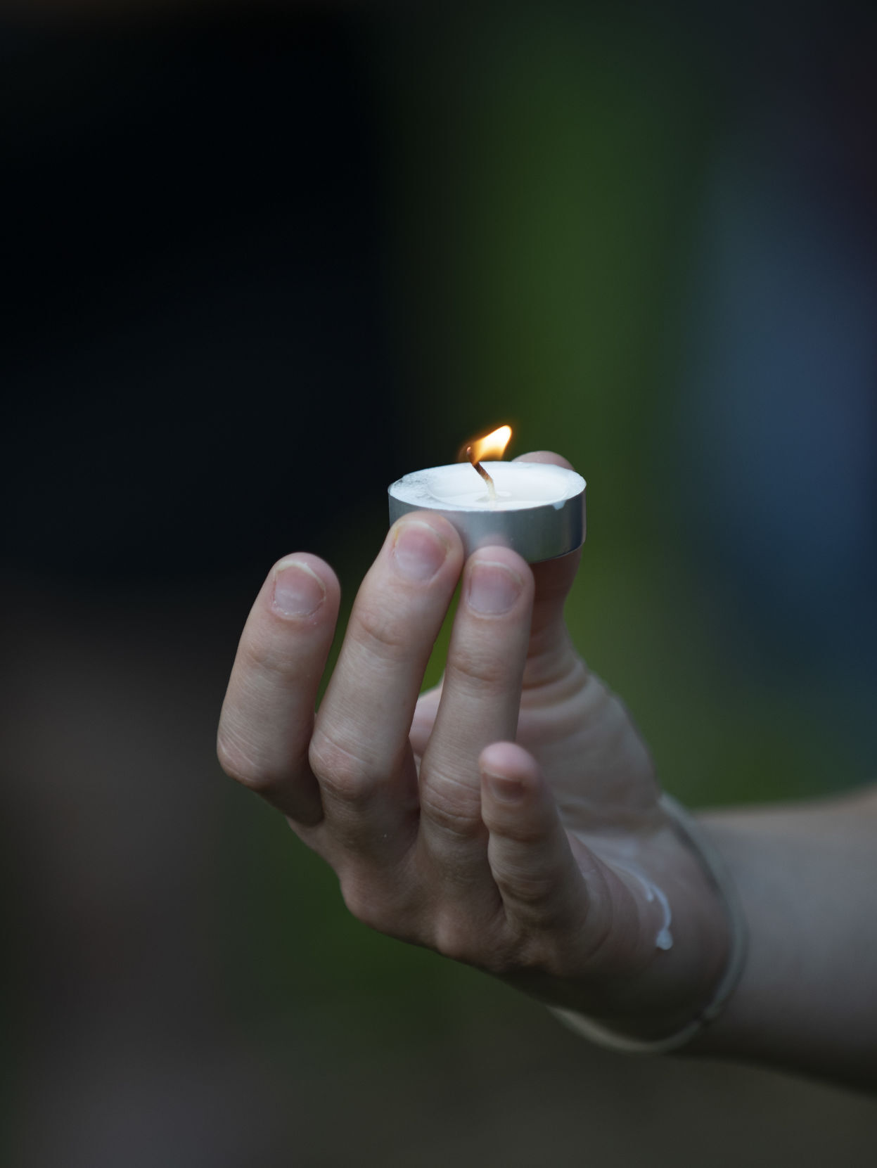 A vigil for George Floyd and others